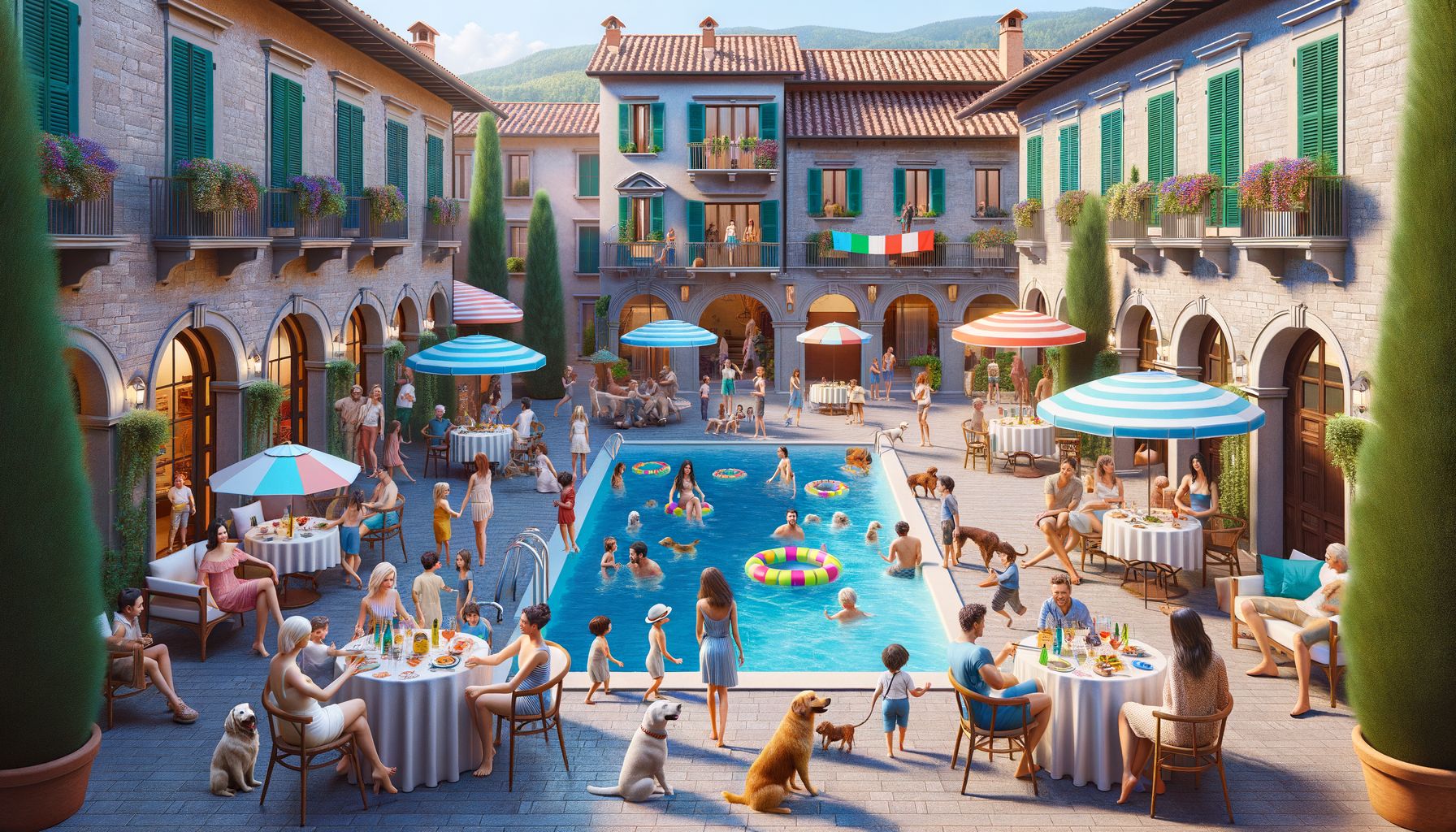 Wie organisiere ich eine Poolparty